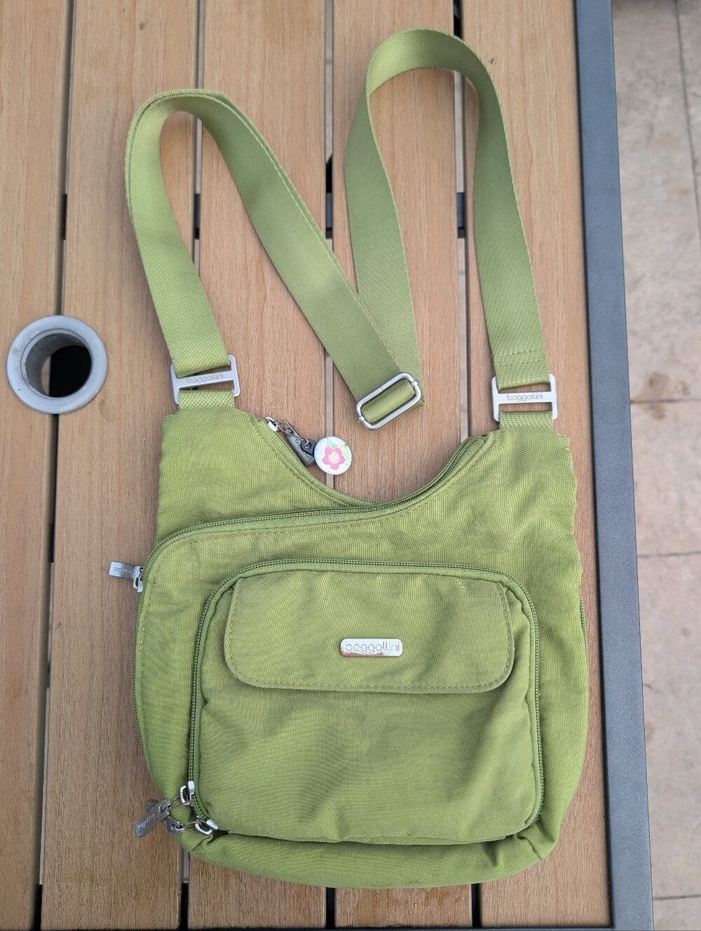 Baggallini Lime Green Crossbody Bag